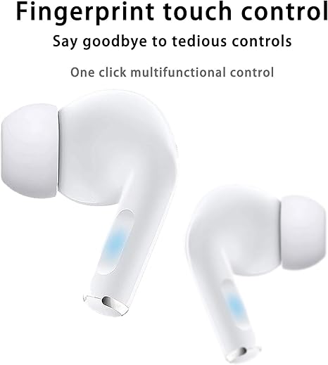 Premium Noise-Cancelling Bluetooth Earbuds with Touch Control